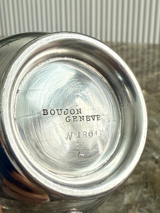 Vintage Silver-Plated Milk Jug – Boujon Genève