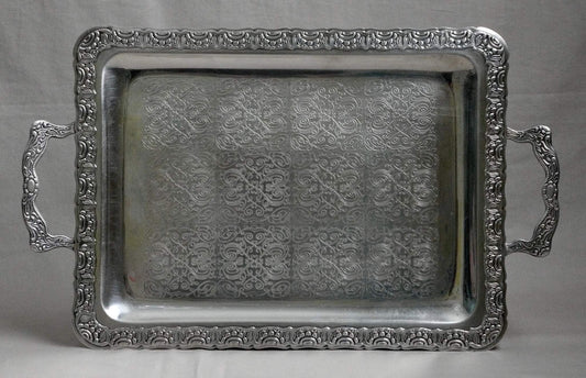 Silver-Plated Vintage Tray – Zurich Antique Market Find