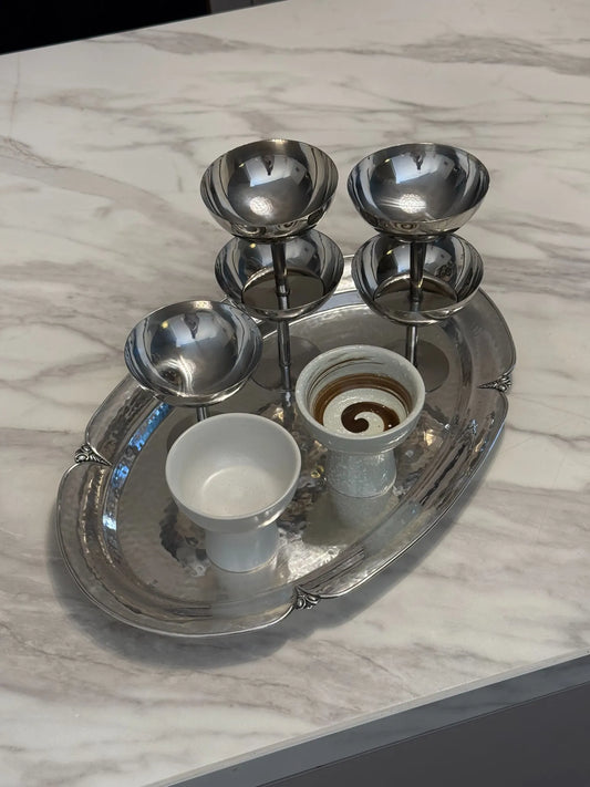 Vintage Silver-Plated Serving Tray – D.R.G.M., Germany