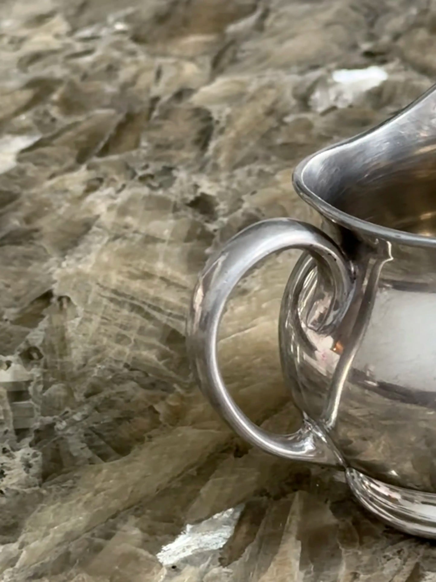 Vintage Silver-Plated Milk Jug – Boujon Genève