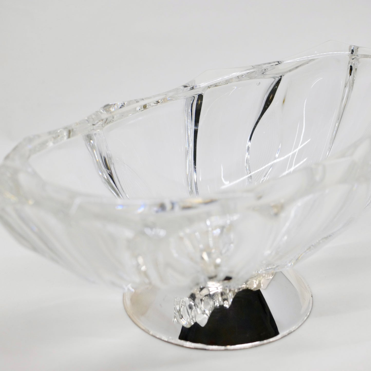 Elegant Crystal Glass Vase – Vintage Market Find from Zurich