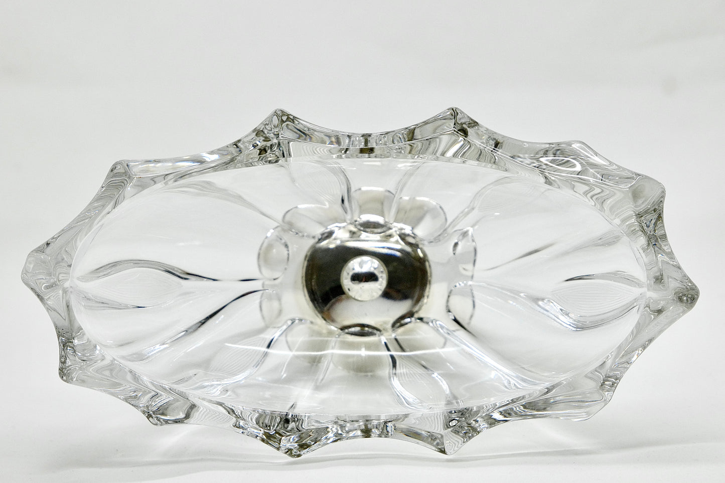 Elegant Crystal Glass Vase – Vintage Market Find from Zurich