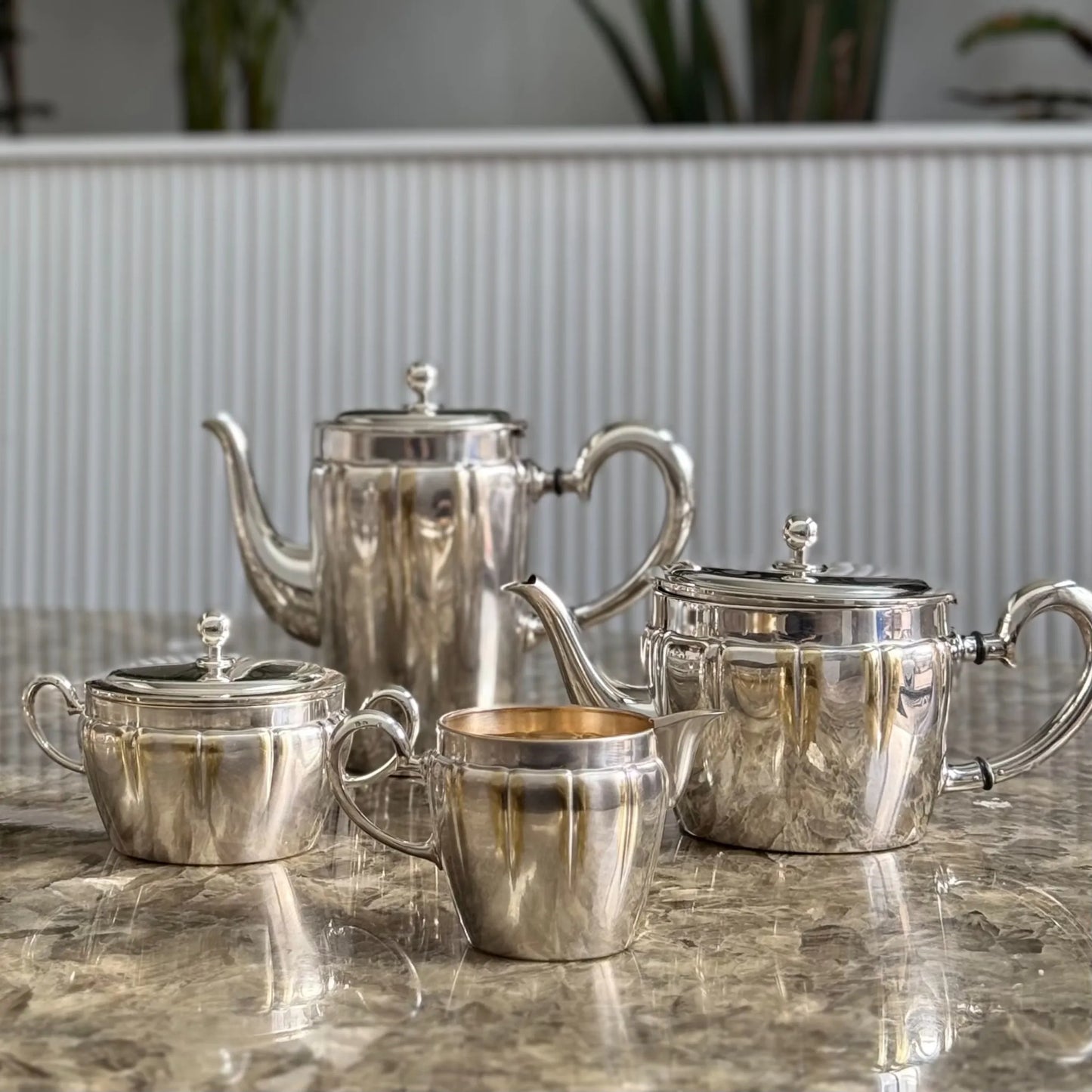 Vintage Silver-Plated Tea Set of 4 – WMF, Germany