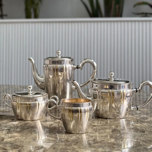 Vintage Silver-Plated Tea Set of 4 – WMF, Germany