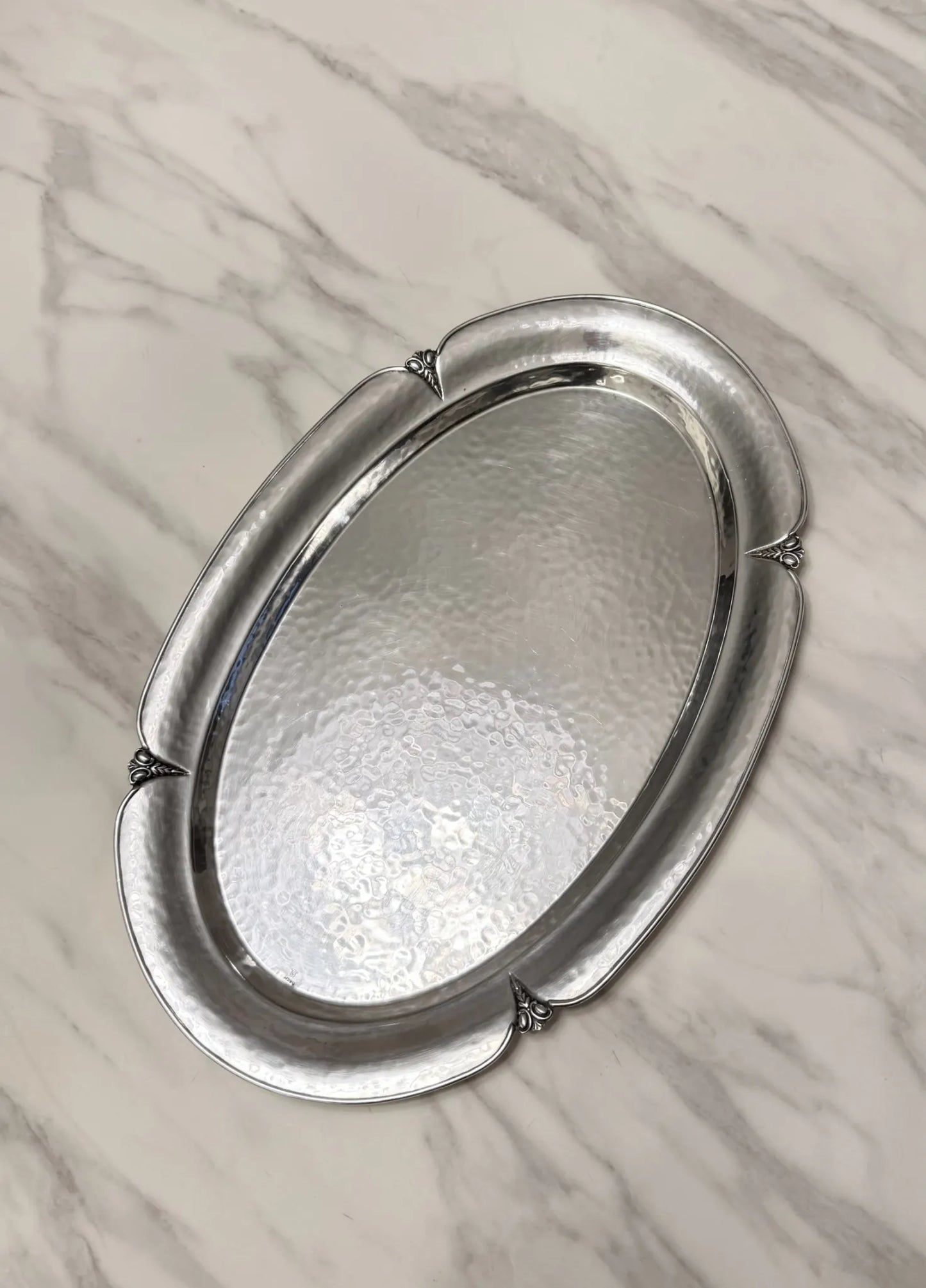 Vintage Silver-Plated Serving Tray – D.R.G.M., Germany