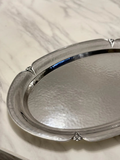Vintage Silver-Plated Serving Tray – D.R.G.M., Germany