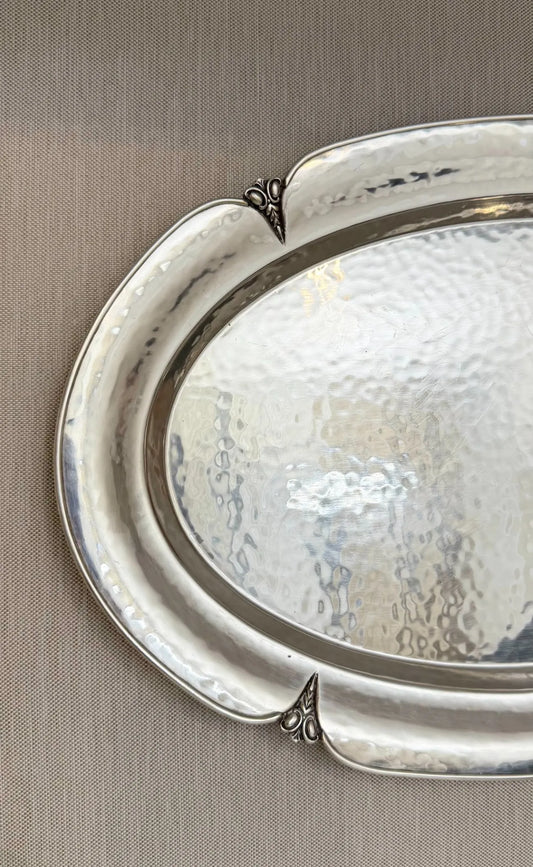 Vintage Silver-Plated Serving Tray – D.R.G.M., Germany