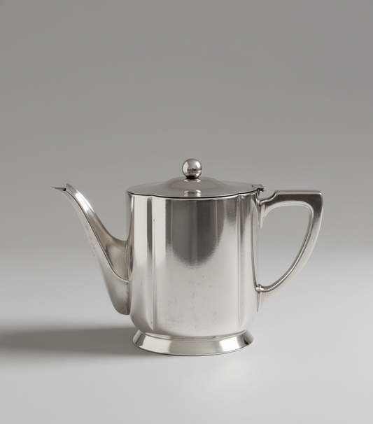Elegant Vintage Silver-Plated Teapot – Made in Switzerland