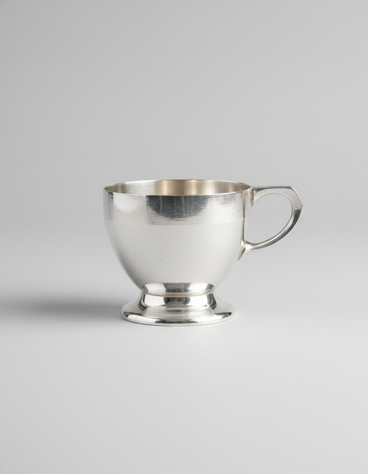 Pair of Solid Silver-Plated Cups – K. Hohmann, Germany